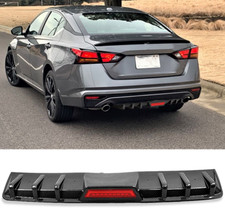 Rear Bumper Diffuser Lip Spoiler Wled Tail Brake Light For Nissan Altima Rear Bumper Diffuser Lip Spoiler Wled Tail Brake Light For Nissan Altima