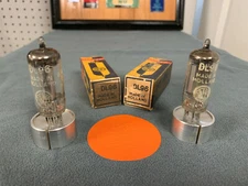 Pair of Valvo DL96 Output-Pentode Tubes - NOS NIB - Sencore TC162 Tested