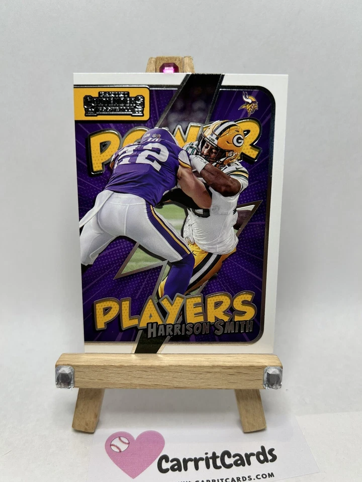 HARRISON SMITH 2022 Panini Contenders Football Power Players Minnesota Vikings - Image 3 of 4