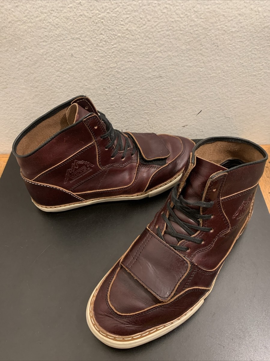 Vans Vault Mt. Edition Decon LX - Horween Leather Brown Men Sz 9