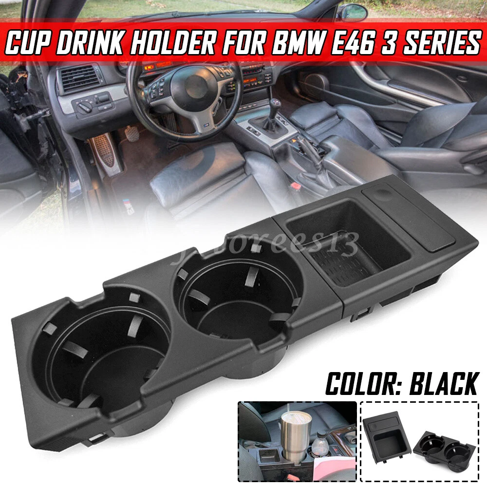 Porte-Gobelets Noir Pour BMW E46 Série 3 (1998-2007) - Remplacement Direct - Artudatech