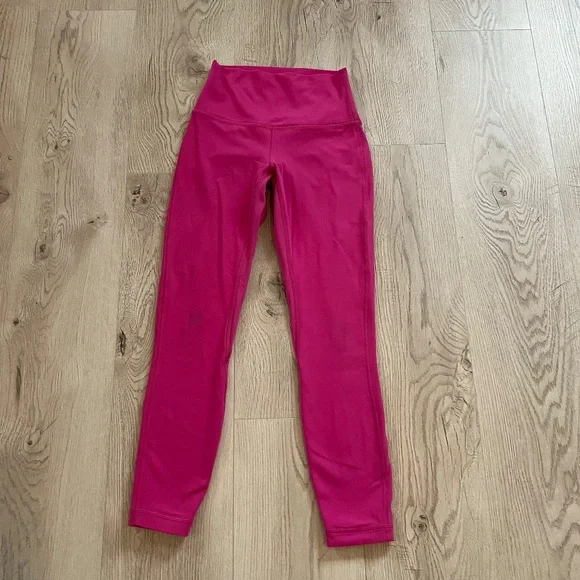 Lululemon Align High Rise Pant 25” Inseam Yoga Double Lined Sonic