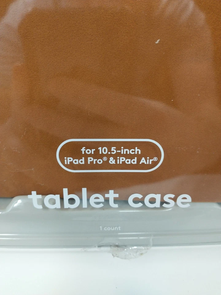 Heyday Faux Suede Case for Apple iPad 10.5 - Tan Autowakeup/Sleep Softtouch - Image 2 of 4