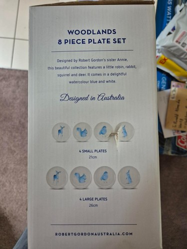 Robert Gordon Woodlands Dinnerware Dinner Set 8 Piece Plates - Picture 2 of 2