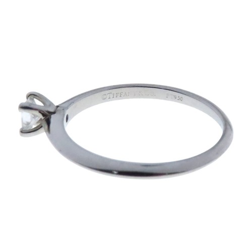 Tiffany & Co Diamond Engagement Ring Platinum - Picture 4 of 6