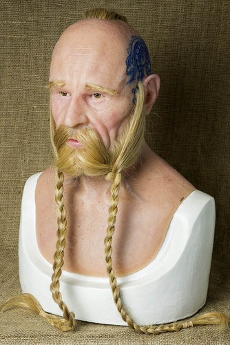 "Máscara de silicona ""Viking Sigurd"" alta calidad, única activa realista Halloween" - Imagen 4 de 7