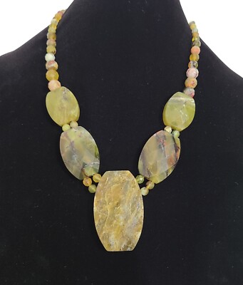 Eichelhäher König Sterlingsilber grüne Göttin Opal Halskette - Neu mit Etikett - Orig. 211,25 $