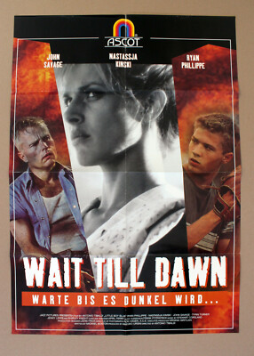 WAIT TILL DAWN * VIDEO-POSTER A1 German 1-Sheet ´98 Little Boy Blue N. KINSKI