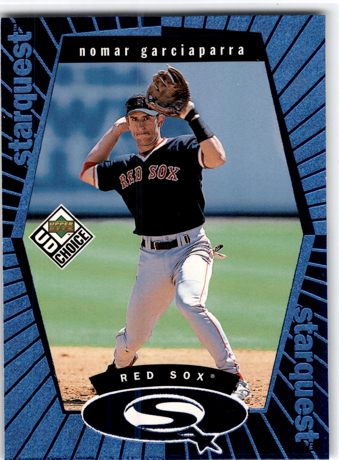 1999 UD Choice: StarQuest Blue #SQ15 Nomar Garciaparra