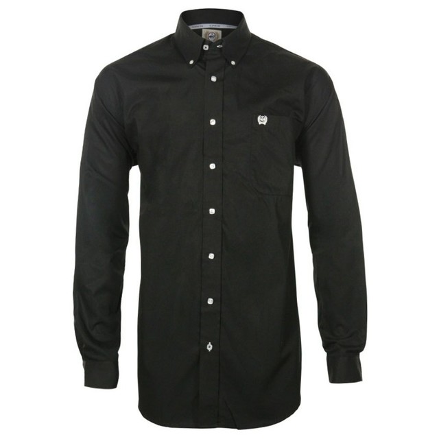 white button up shirt with black buttons