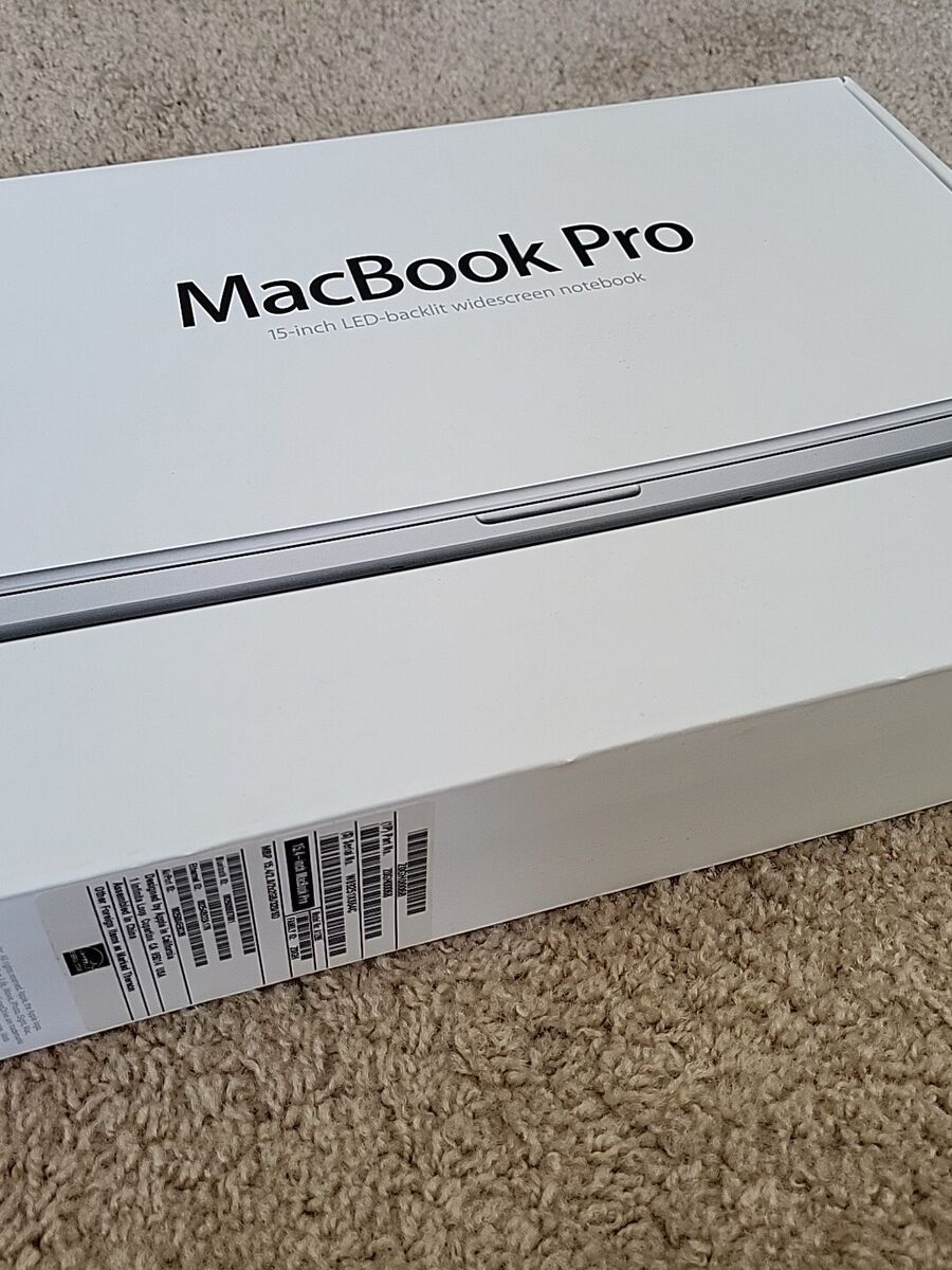 Apple MacBook Pro *Box Only* 13-Inch LED-Backlit Widescreen Apple MacBook Pro *Box Only* 13-Inch LED-Backlit Widescreen