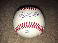 HARTFORD YARD GOATS COLORADO ROCKIES BRIAN MUNDELL HAND SIGNED BASEBALL COA