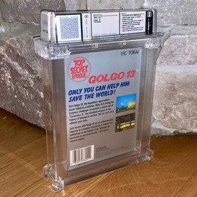 New NES Golgo 13 Top Secret Episode WATA 8.0 Factory Sealed 1988 Graded Game