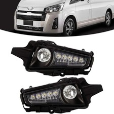 Set Front Daytime Running Light Assembly Fit For Toyota Hiace Commuter 2019-2023