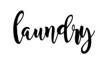 New Laundry Room Vinyl Decal for walls cars crafts Signs Tumblers Bottles