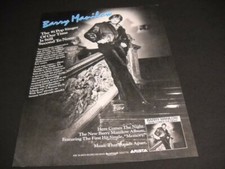 BARRY MANILOW #1 Pop singer is still second to none 1982 Promo Poster Ad