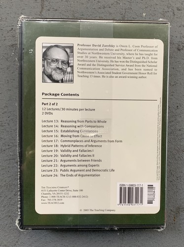 Argumentationsstudie über effektives Denken versiegelt 4 DVD + Buch tolle Kurse - Bild 2 von 4