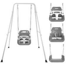 Taleco Gear Toddler Swing, 3-in-1 Swing Sets for Backyard, Baby Swing Outdoor...