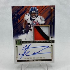 2024 Panini Impeccable Elegance Retired Patch Auto Knowshon Moreno 15/15 Broncos