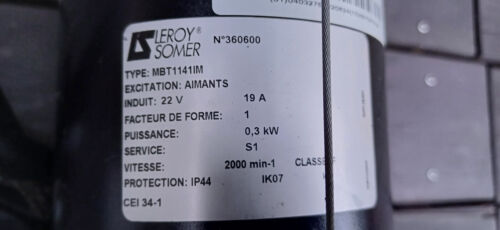 Antrieb Motor MBT1141IM Elektrorollstuhl Meyra Optimus Getriebe GW50 - Bild 9 von 9