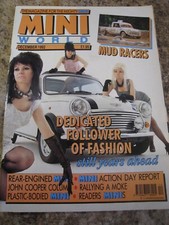 MINI-WORLD DEC 1992 MUD RACERS REAR-ENGINE RALLYING A MOKE JOHN COOPER PLASTIC