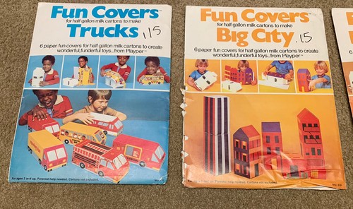 Lotto di 4 divertenti copertine vintage 1976/1977 di Playper Trucks Downtown Big City - Foto 2 di 3
