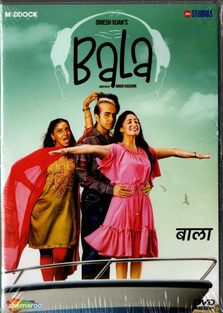 BALA SHEMAROO BOLLYWOOD DVD Ayushmann Khurrana, Bhumi Pednekar