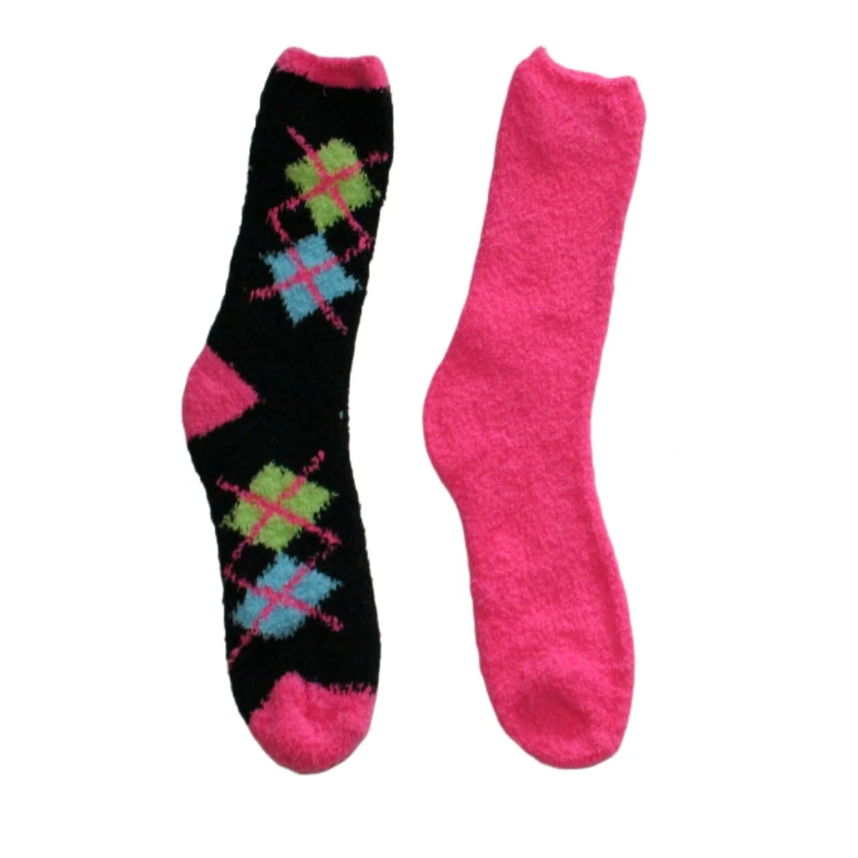 Just One 4 pk Plush Soft Lounge Sleep Socks Women's Size 9-11 - NWT - Image 3 of 4