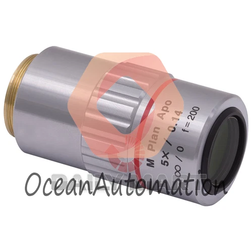 Used 1pcs MITUTOYO M Plan Apo 5x/0.14 Microscope Objective Lens