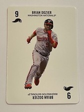 2019 Topps Kenny Mayne 52 Card Baseball Game #9 - Brian Dozier - Nationals