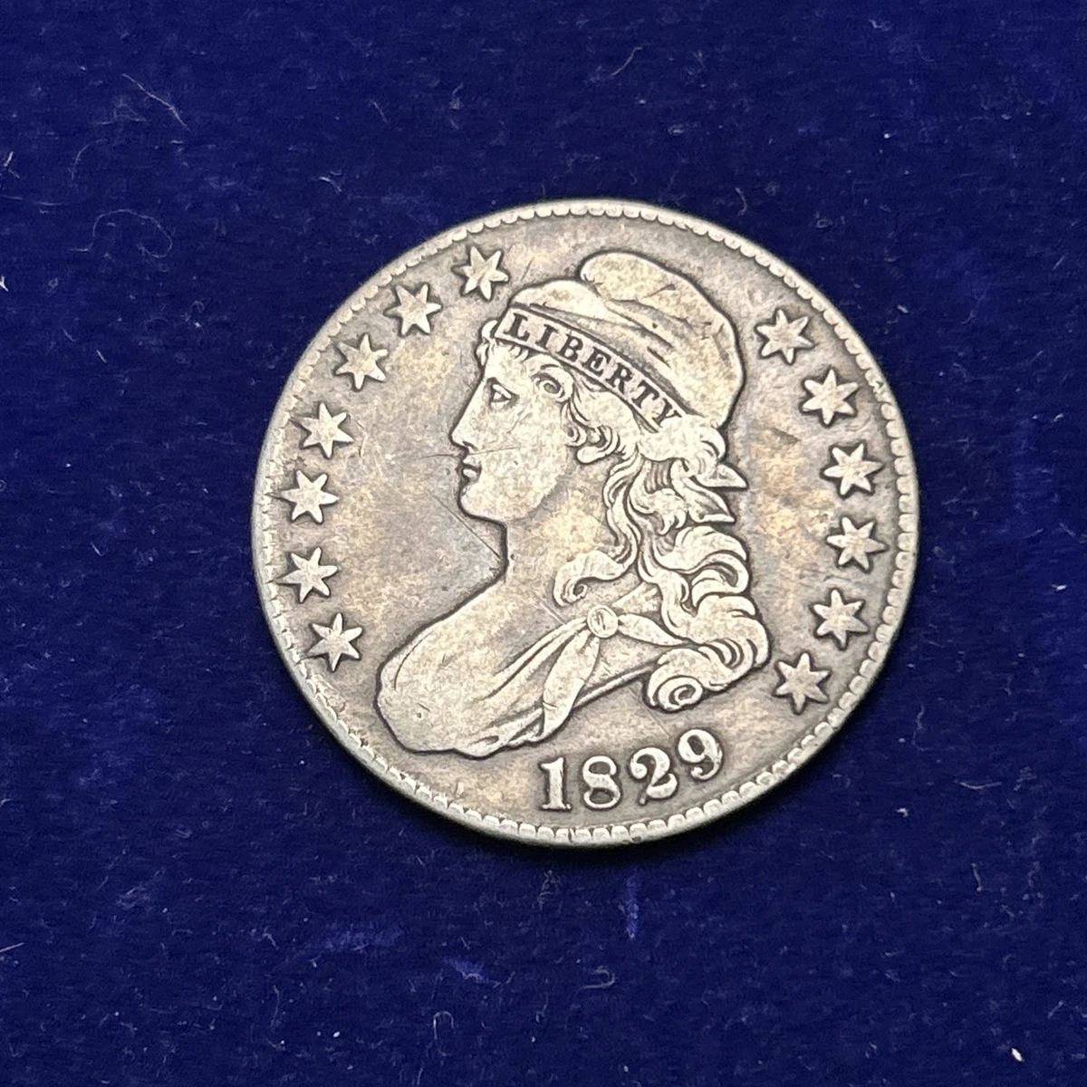 1829 Year Silver US Early Half Dollar Coins (1794-1839) for sale