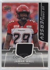 2016 Upper Deck CFL UD Game Jerseys Jamar Wall #GJ-WA 0h1