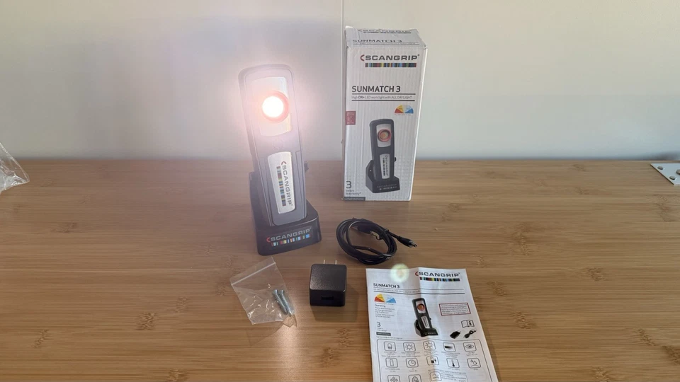 SCANGRIP Sunmatch 3 Colourmatch - 03.5651 Lamp Detailing - Image 2 of 4