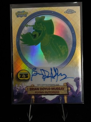 Topps Chrome SpongeBob Flying Dutchman Actor Auto Brian Doyle-Murray