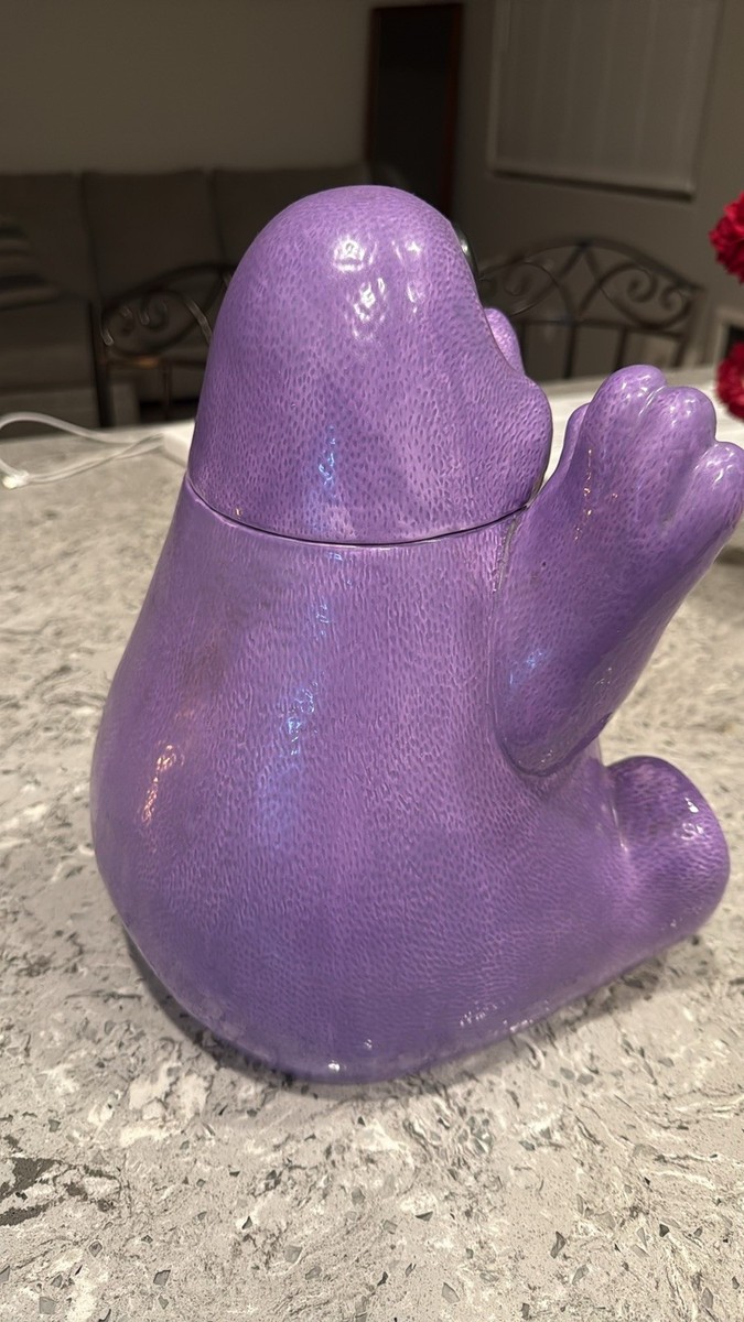 Vintage- Grimace -cookie jar -McDonald's-1997 | eBay
