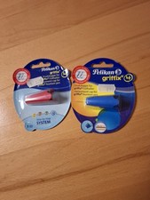 Pelikan griffix (4), Ersatzkappe f&uuml;r F&uuml;llhalter, 2 St&uuml;ck, rot und blau, NEU