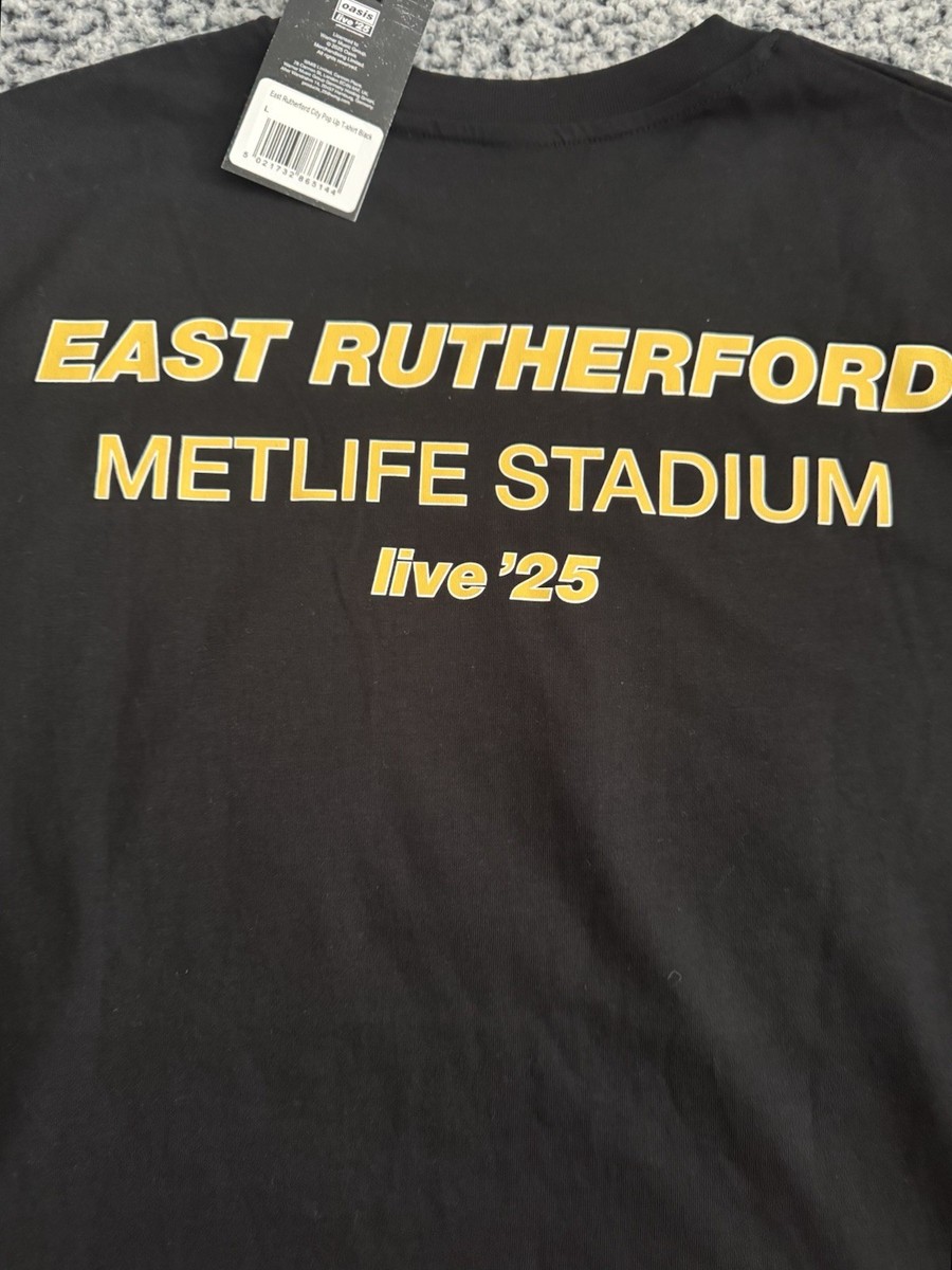 OASIS LIVE 25 SHIRT XL 2025 METLIFE STADIUM EAST RUTHERFORD NYC