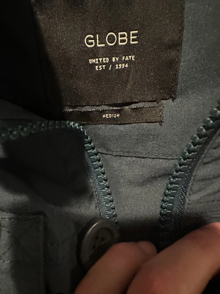 Chaqueta cortavientos Globe talla mediana - azul Foto 3 de 3