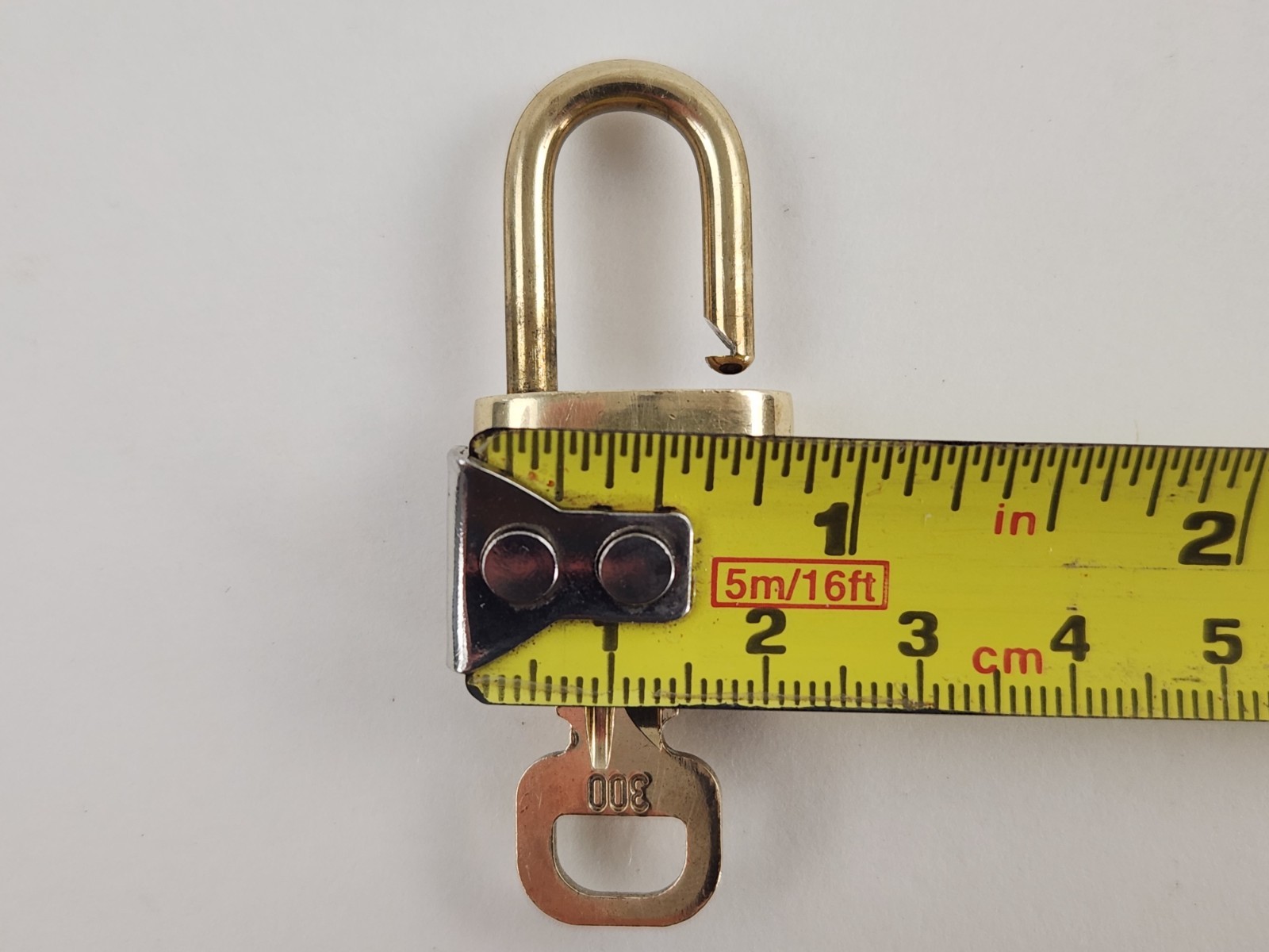 Authentic Louis Vuitton PadLock Solid Lock Key Br… - image 24
