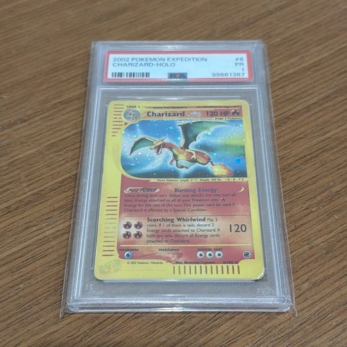2002 Expedition Charizard Holo Foil Rare 6/165 Pokemon WOTC PSA 1
