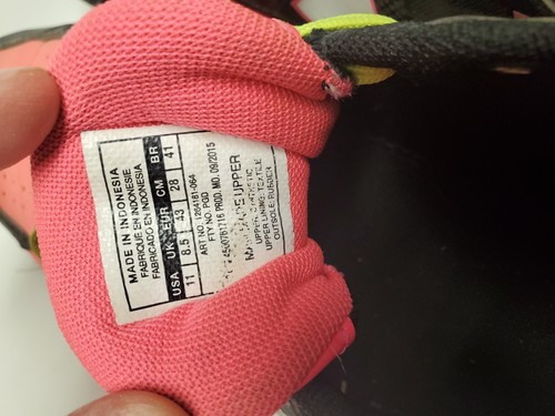 Under Armour Damen Stollen Größe 11 gebrauchte Farben: pink, limette, schwarz - Bild 5 von 10