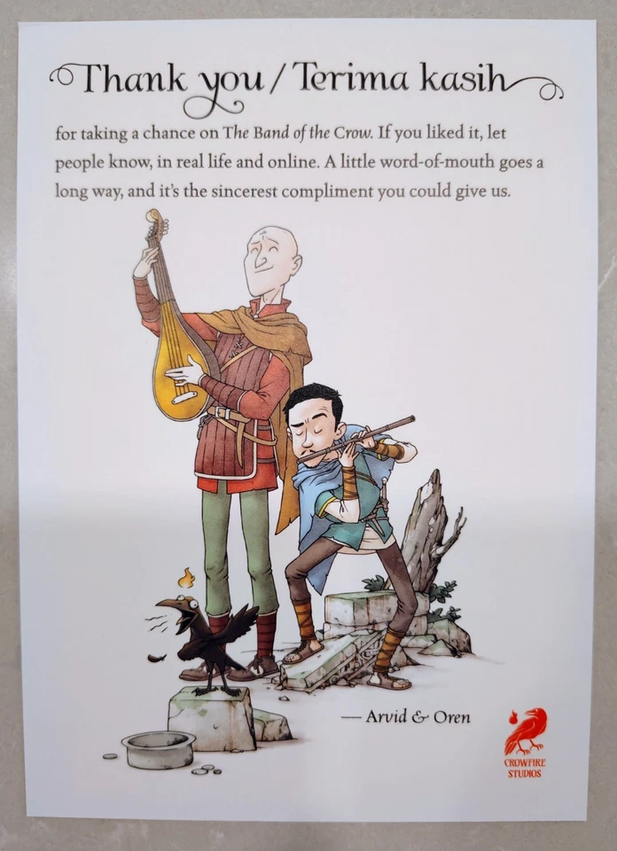 Cómic The Band of the Crow: Book One de Crowfire Studios LLC Kickstarter Foto 2 de 4