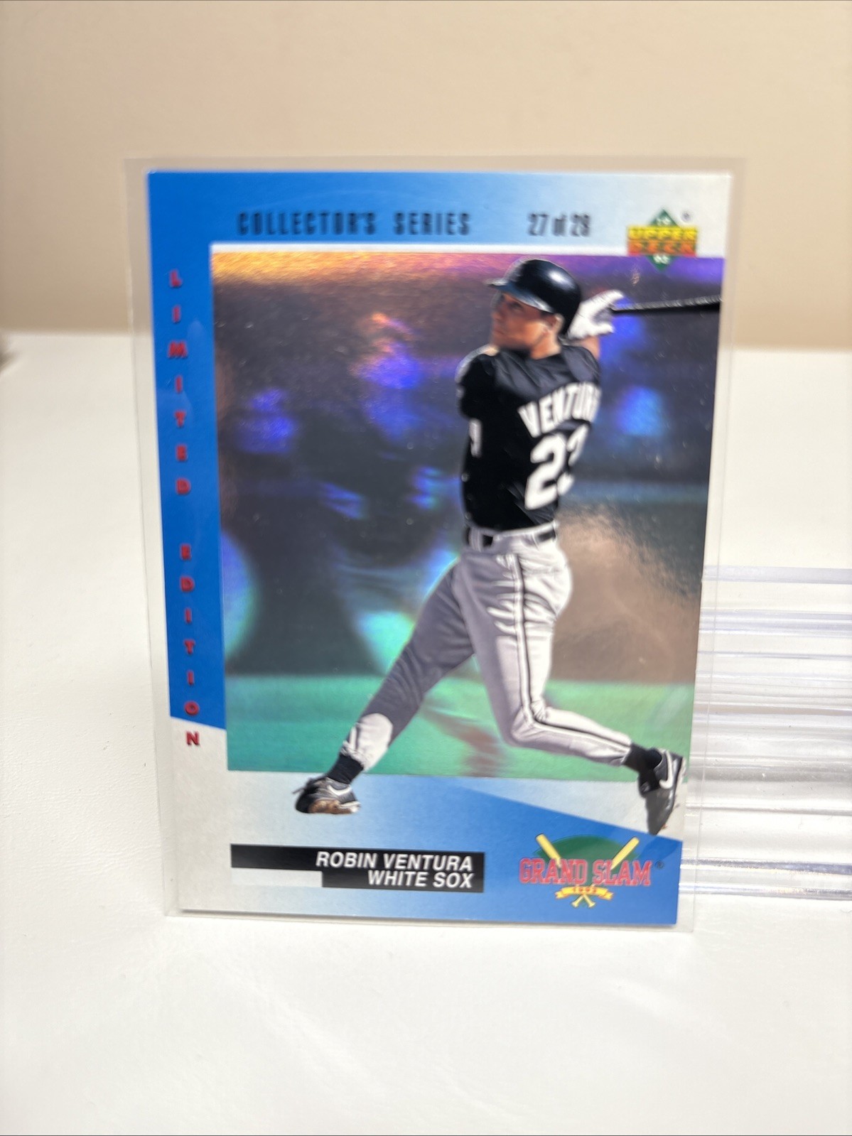 1993 Upper Deck Denny's Grand Slam Holograms Robin Ventura Chicago White Sox #27