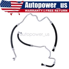 Engine Oil Cooler Hose Pipe Inlet & Outlet For BMW 5 6 7Serise 535i 640i 740i 2x