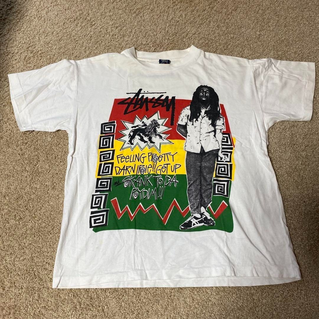 STUSSY Bob Marley Music Size M REGGAE Vintage T-Shirt | eBay