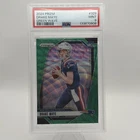 2024 Panini Prizm Rookies Drake Maye #329 Green Wave Prizm (RC) PSA 9