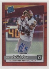 2020 Panini Donruss Optic Rated Rookies Red Hyper Prizm Antonio Gibson Auto 0b6b