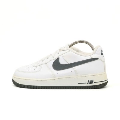 Nike Damen Air Force 1 Low Schuh Weiß/Schwarz Leder Atmungsaktiv Sneaker EU 38.5