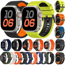 Sport Silicone Band Strap for Apple Watch 12 11 10 9 8 7 6 SE Ultra 4 3 2 1 49mm