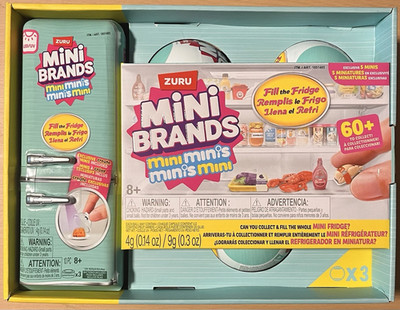 ZURU Mini Brands Mini Minis Fill the Fridge Green Mini Refrigerator